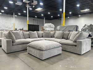 Aiden & Ivy Sereen 6-Pc Modular Sectional (Taupe)