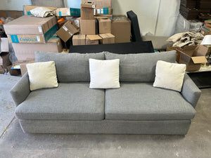 Crate & Barrel Light Gray Lounge Collection Sofa