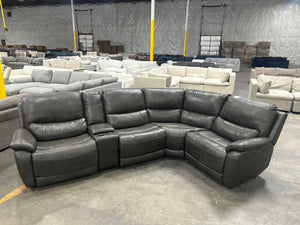 Gilman Creek Wylder 5-Pc Leather Power Reclining Sectional