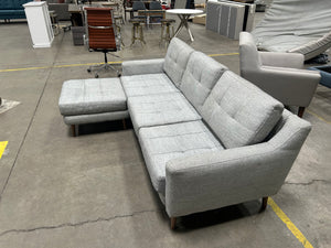 Burrow MCM Sofa w/Ottoman