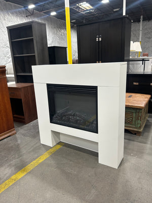 Electric LED Fireplace w/Heater