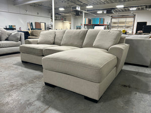 Michael Nicholas Designs Beige 2-Pc Asher Sectional