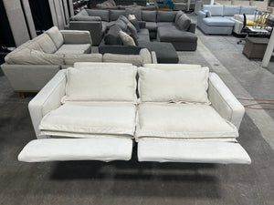 Homebody White Modular Power Recliner Sofa