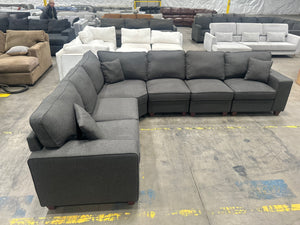 6-Pc Modular Dark Gray Sectional