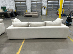 Living Spaces Shuffle II Sofa w/Reversible Chaise (Beige)