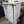 White Farmhouse Wine Rack w/Marbled Top