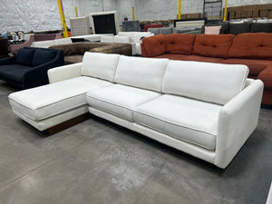 *Brand-New* Moe’s Home Vernon White Left Sectional