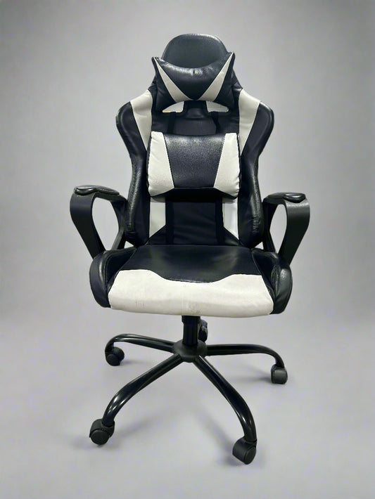 Black Leather Gaming Chair
