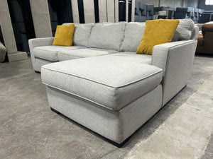 Jonathan Louis 3-Pc Modular Light Gray Chaise Sectional