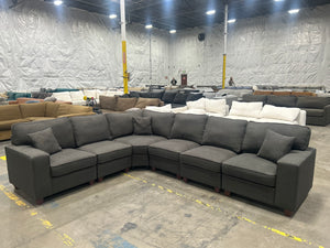 6-Pc Modular Dark Gray Sectional