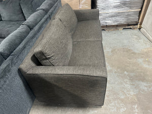 Crate & Barrel Dark Brown Barrett II Queen Sleeper Sofa