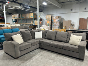 Modern Gray L-Shaped Sectional