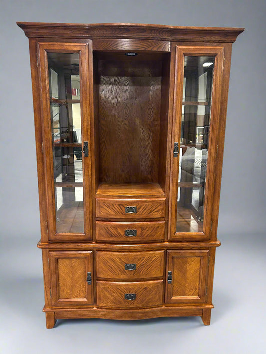 Oak Wood Dining Hutch