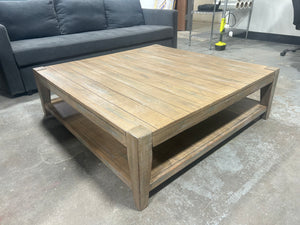 Distressed Wood Farmhouse Coffee Table