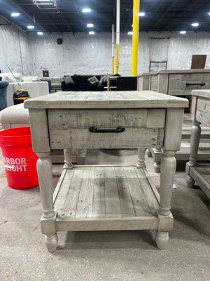 White Farmhouse Nightstand