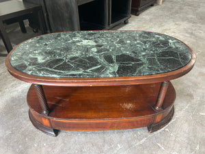 Beryl Stone & Wood Coffee Table