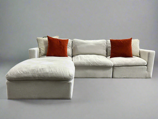4-Pc Modular Sky Grey Cloud Sectional