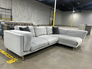 Light Gray IKEA Chaise Sectional