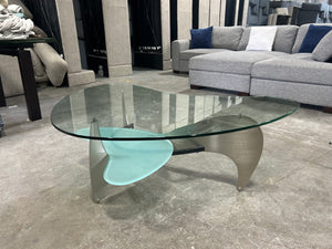 Modern 52” Glass Coffee Table