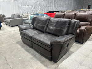 La-Z-Boy Leather Recliner Sofa (Espresso)