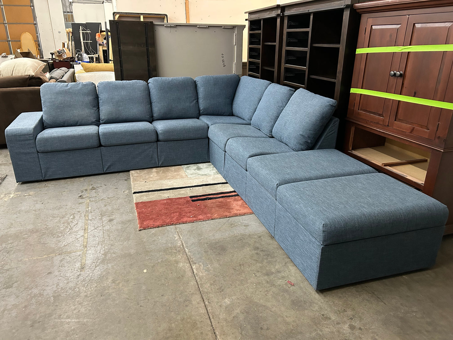 Modular Blue Sectional