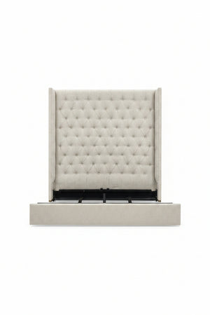 RH Adler Diamond-Tufted Shelter Bed (Queen)