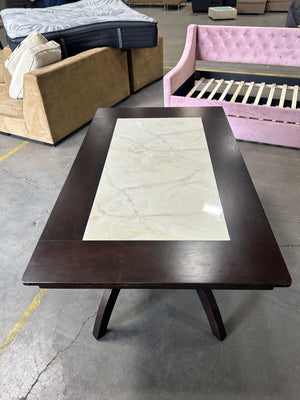 Reno Dining Table w/Marble Center