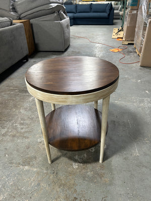 Distressed Wooden Farmhouse Side Table