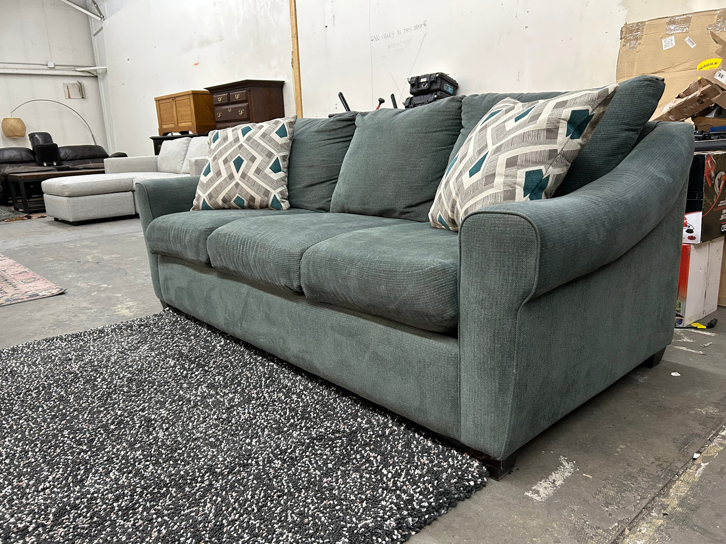 Emerald Green La-Z-Boy Couch