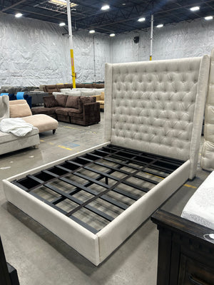 RH Adler Diamond-Tufted Shelter Bed (Queen)
