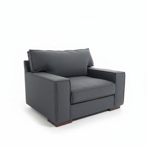 Dark Gray Oversize Arm Chair