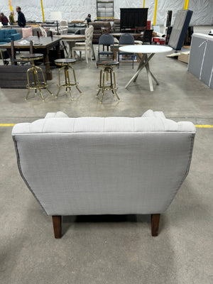 Light Gray MCM Accent Chair