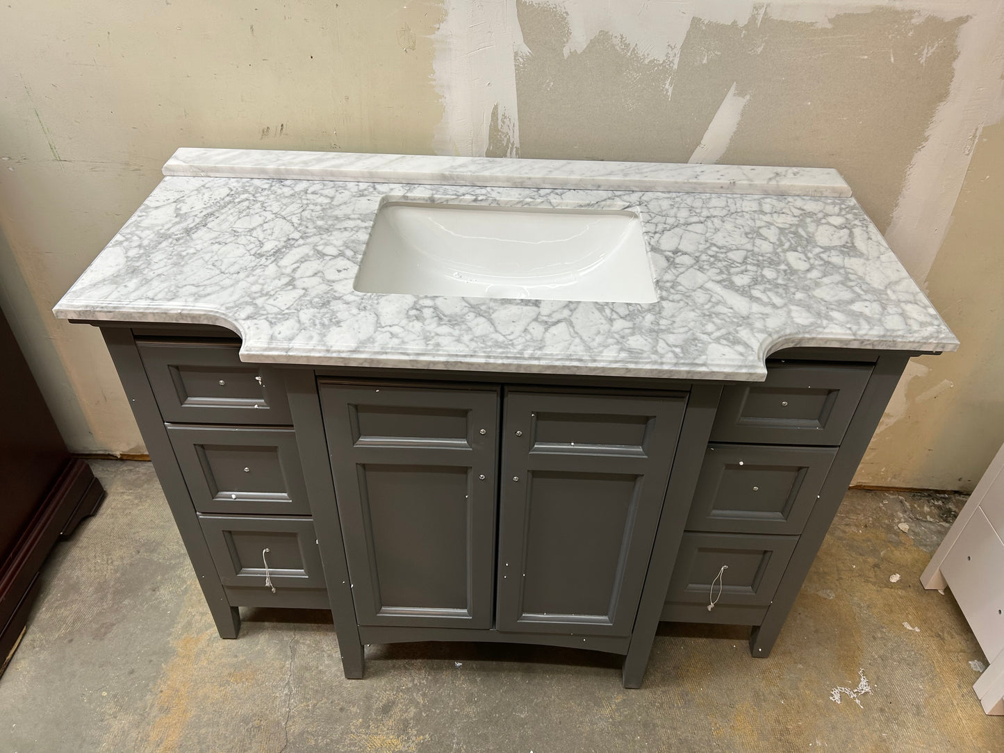 Luz 48” Gray Bathroom Vanity