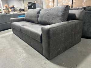 BRAND-NEW Joybird Milo Leather Sofa (Cheyenne Gray Hoss)