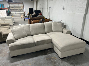 Michael Nicholas Designs Beige 2-Pc Asher Sectional