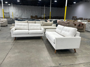 Joybird Hopson Apartment Sofa Set (Telly Pearl)