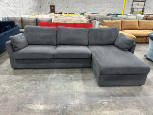 Charcoal Chaise Sectional
