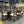 9-Pc Glass Dining Table & Maple Wood Chair Set