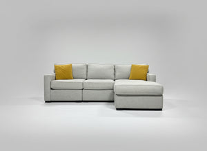 Jonathan Louis 3-Pc Modular Light Gray Chaise Sectional