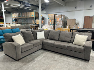 Modern Gray L-Shaped Sectional