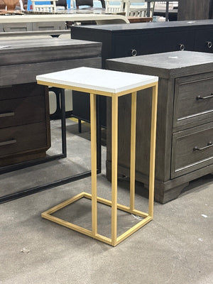 Gold End Table