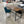 Dark Wood Office Desk & Chair Set