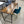 Dark Wood Office Desk & Chair Set