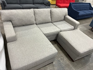 Gray Ashley Chaise