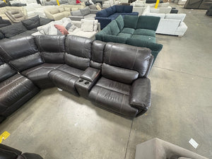 Malachi Leather Power Reclining Sectional