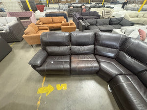 Malachi Leather Power Reclining Sectional