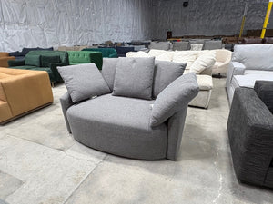 Thomasville Fabric Swivel Chair