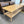 Light Wood Woven Coffee Table