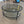 Black Coffee Table w/ Circle Glass