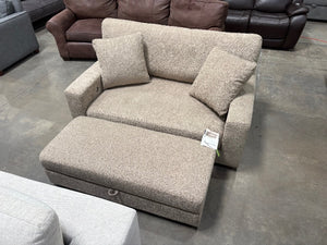 Gilroy Oversized Chair & Ottoman